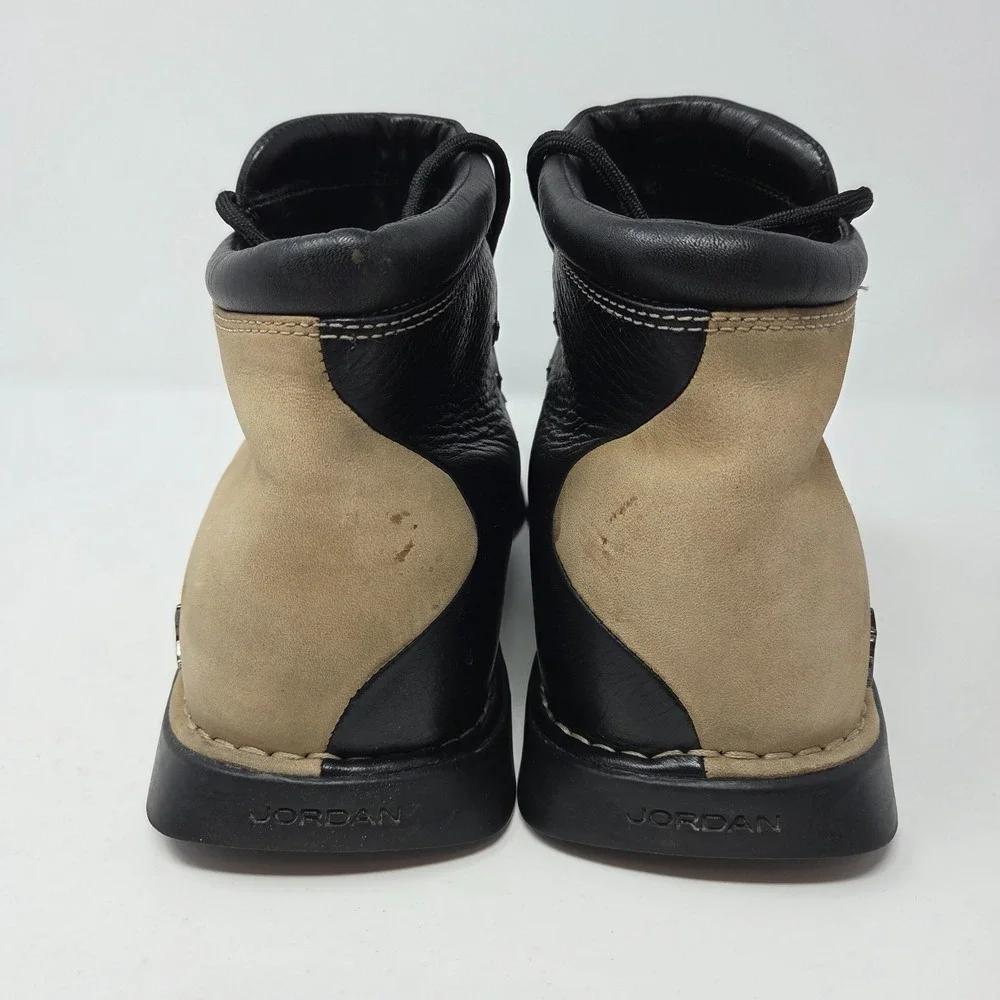 Vintage 2002 Nike Air Jordan Jumpman Two 3 Profiler Ankle Leather Boots Size 10